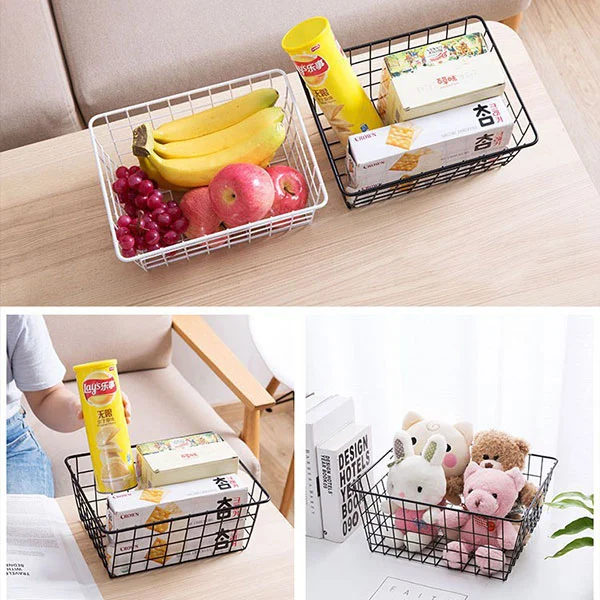 Multi Functional Metal Storage Baskets